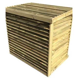 Heat Pump Guards - Wood